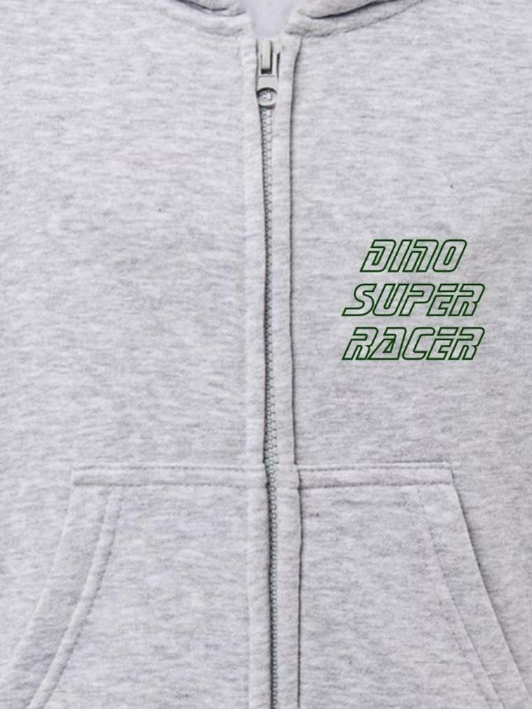 Bluza chłopięca z kapturem, rozpinana, szara, Tup Tup