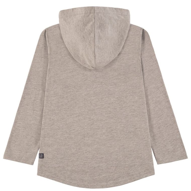 Bluza chłopięca z kapturem, szara, Tom Tailor