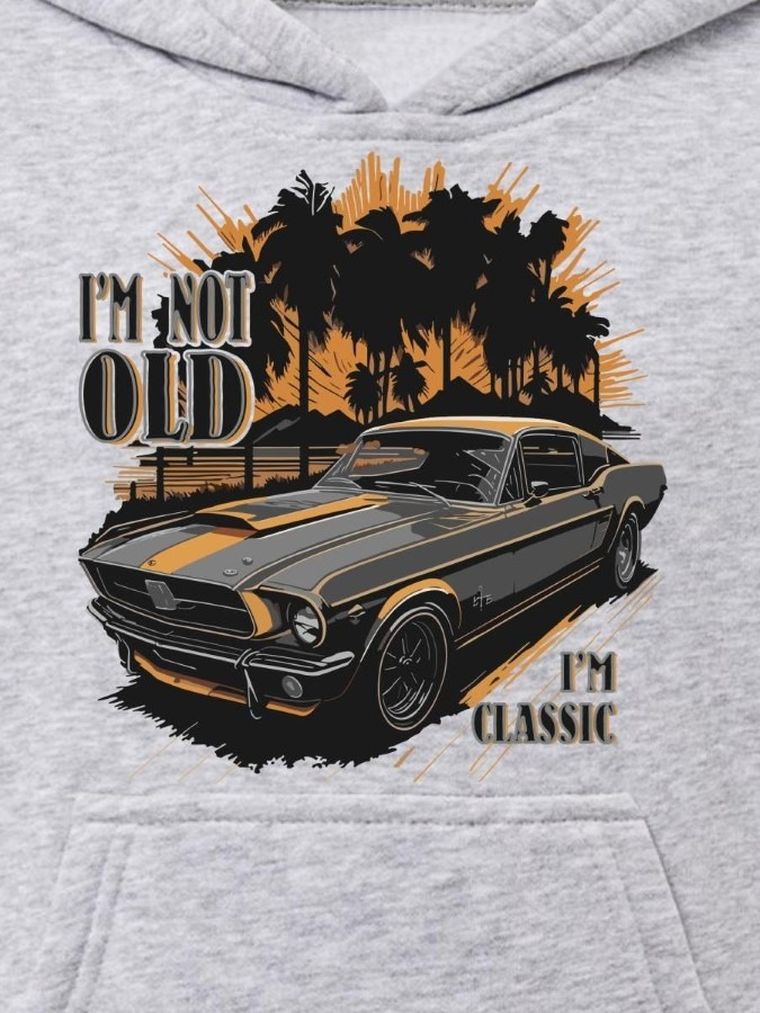 Bluza chłopięca z kapturem, szara, Tup Tup