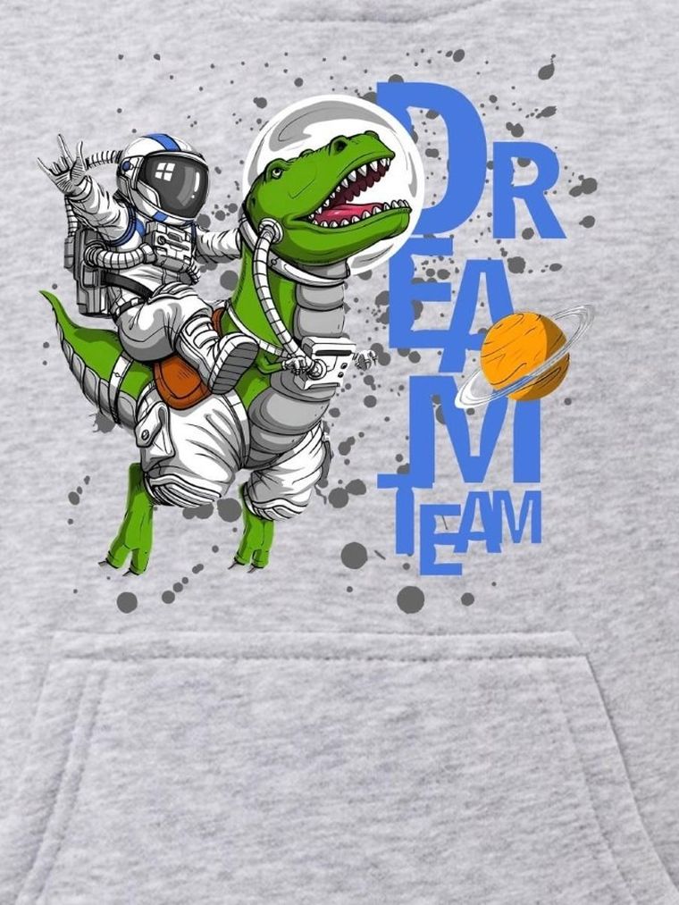 Bluza chłopięca z kapturem, szara, Tup Tup