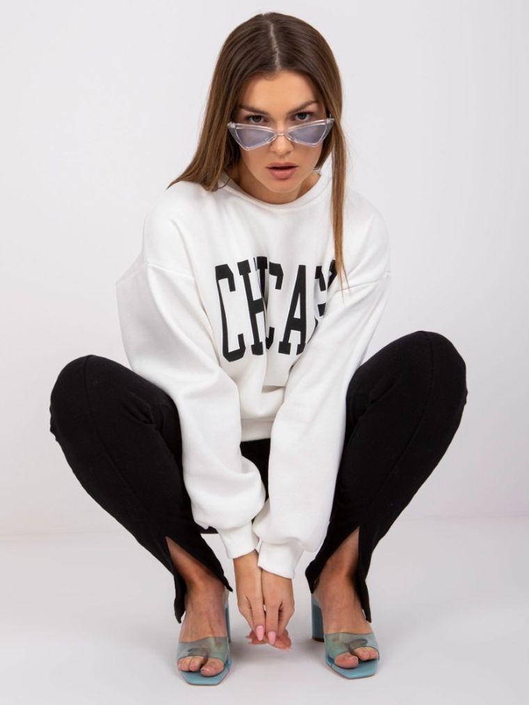 Bluza damska, biała, Ex Moda