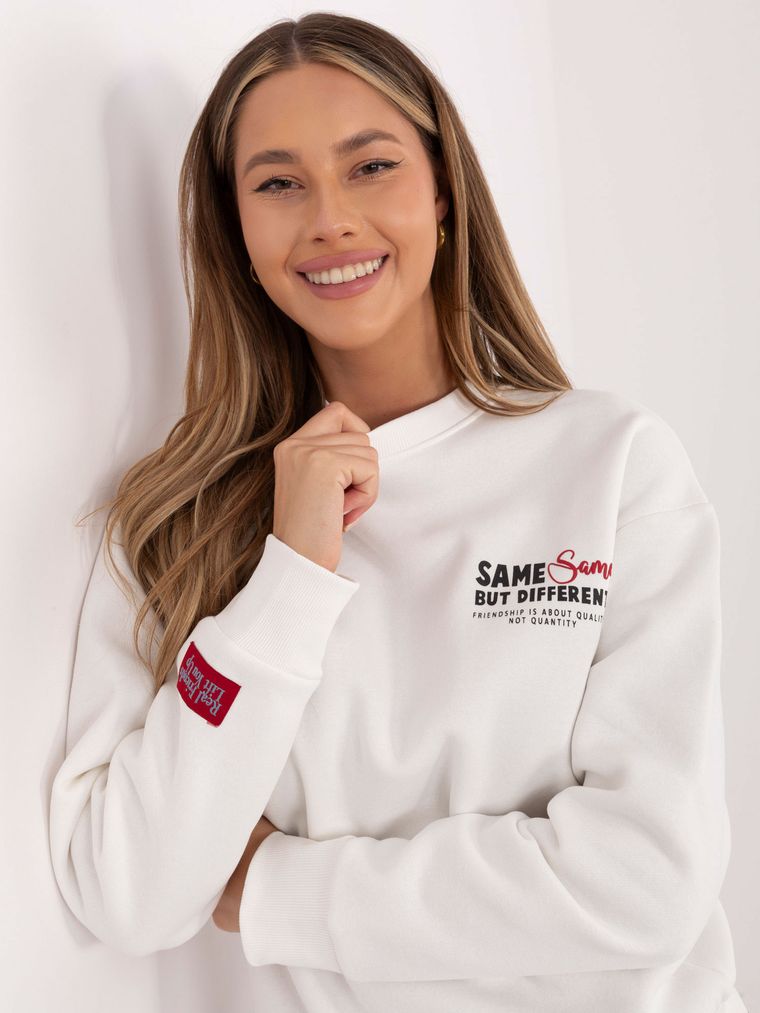 Bluza damska, biała, Sublevel