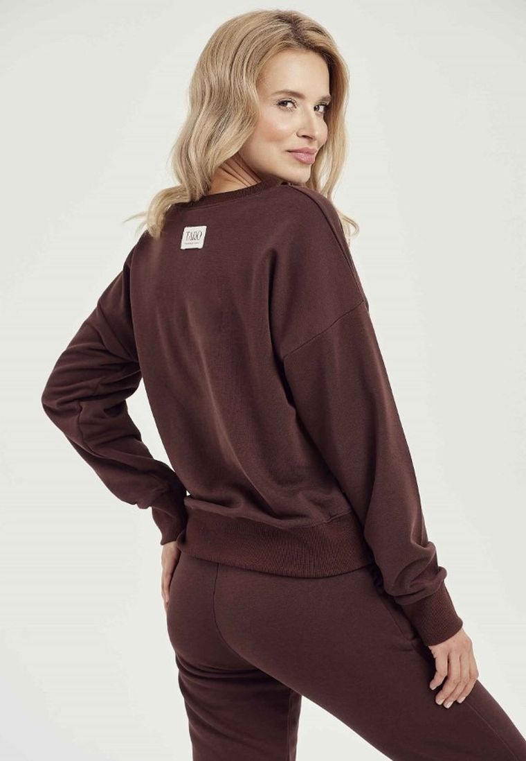 Bluza damska, brązowa, Taro