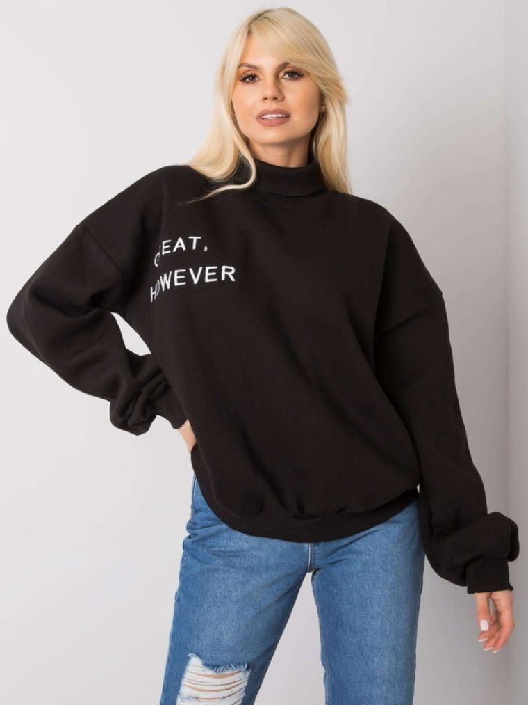 Bluza damska, czarna, Ex Moda