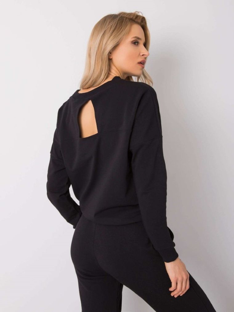 Bluza damska, czarna, Rue Paris