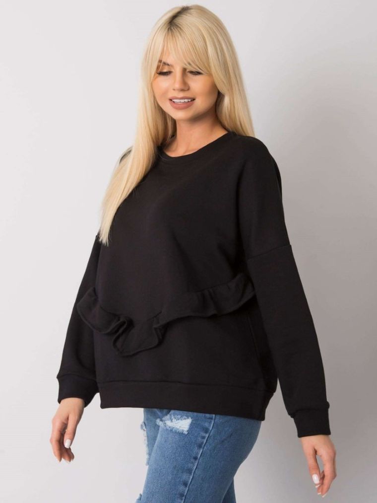 Bluza damska, czarna, Rue Paris