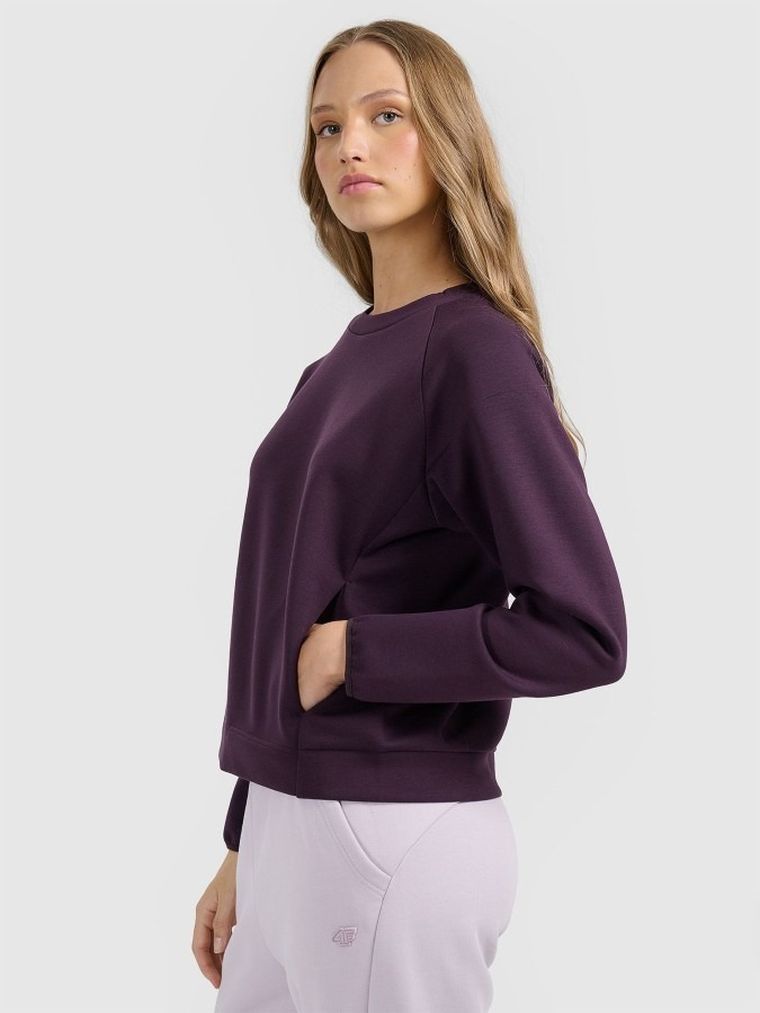Bluza damska, fioletowa, 4F