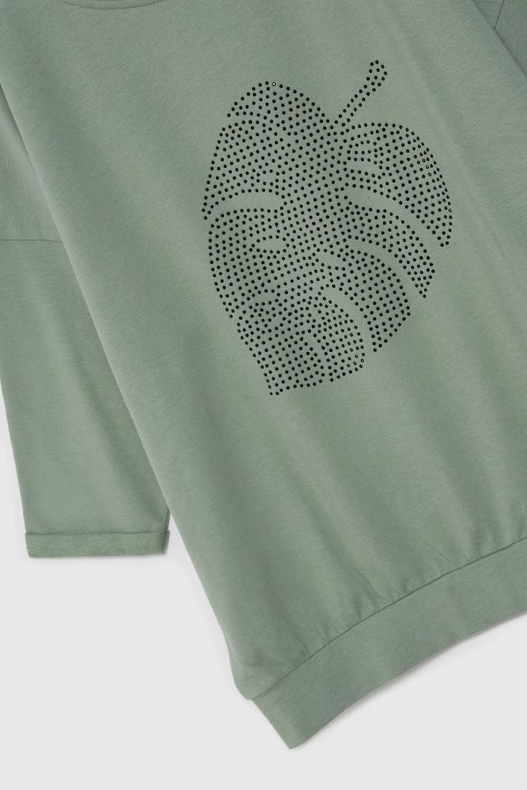 Bluza damska, khaki, Moodo