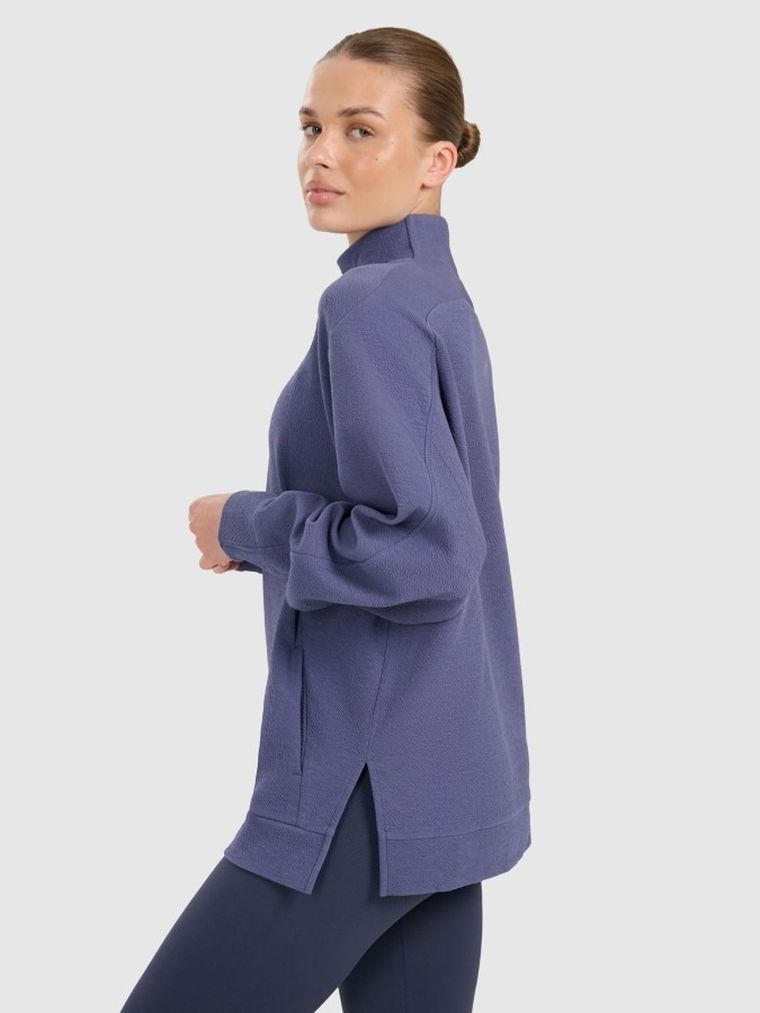 Bluza damska, niebieska, 4F