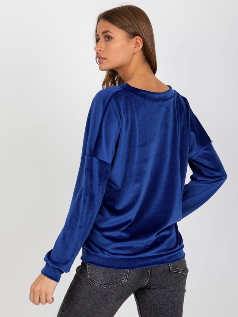 Bluza damska, niebieska, Relevance