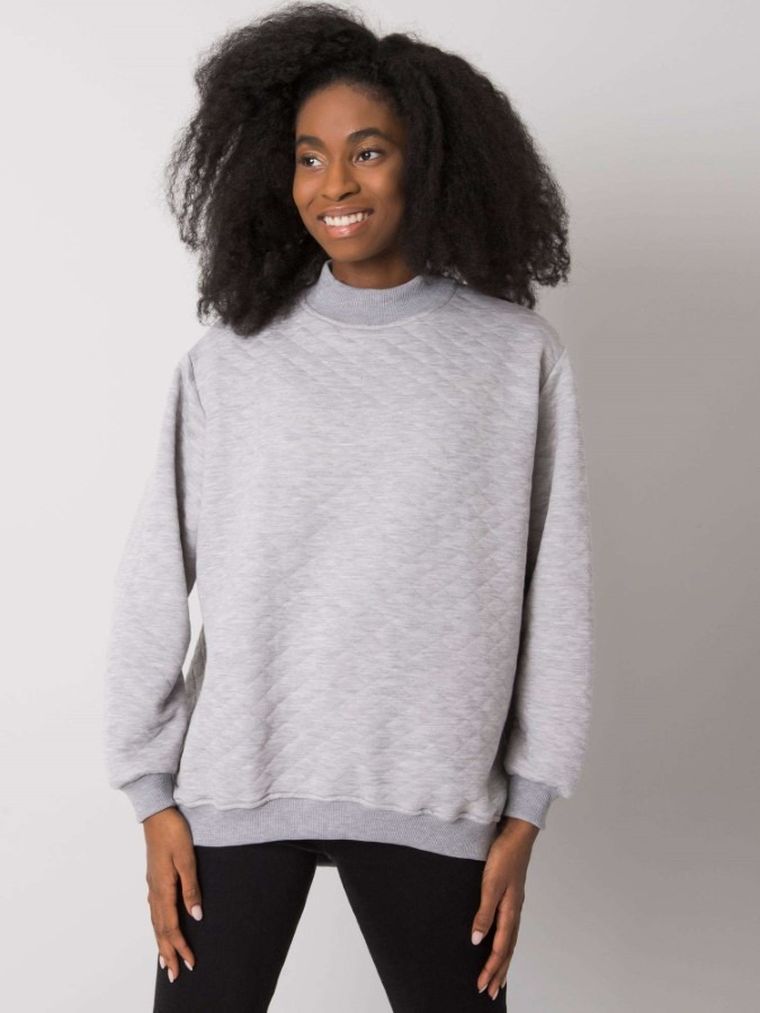 Bluza damska, szara, Basic Feel Good