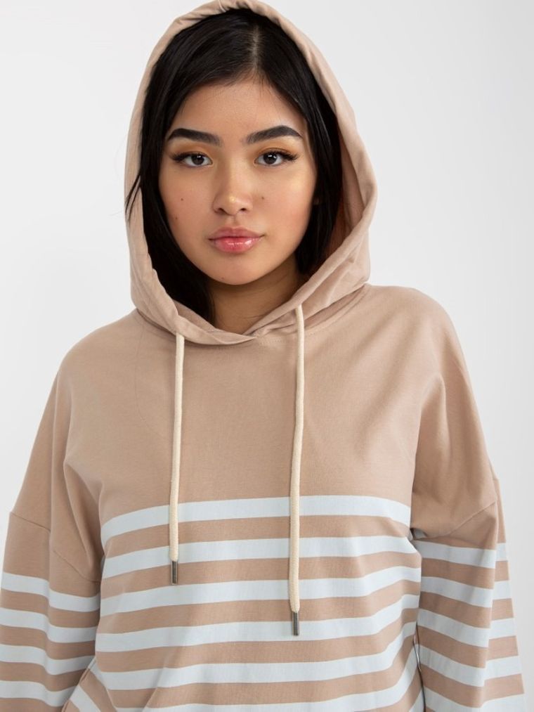 Bluza damska z kapturem, mix, Rue Paris