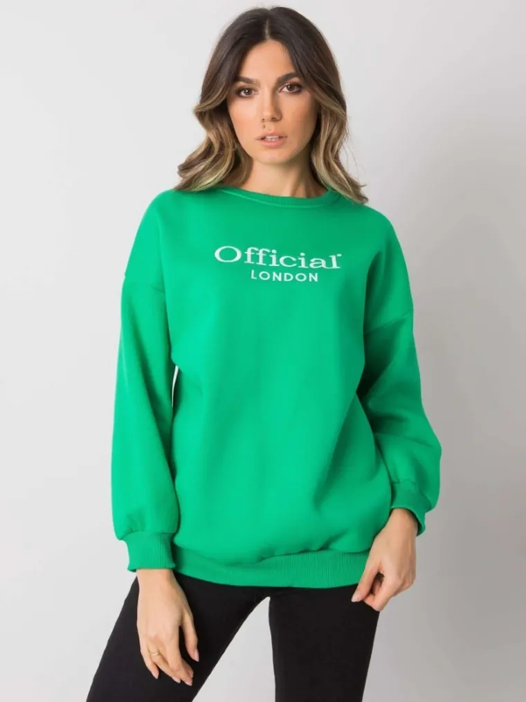 Bluza damska, zielona, Ex Moda