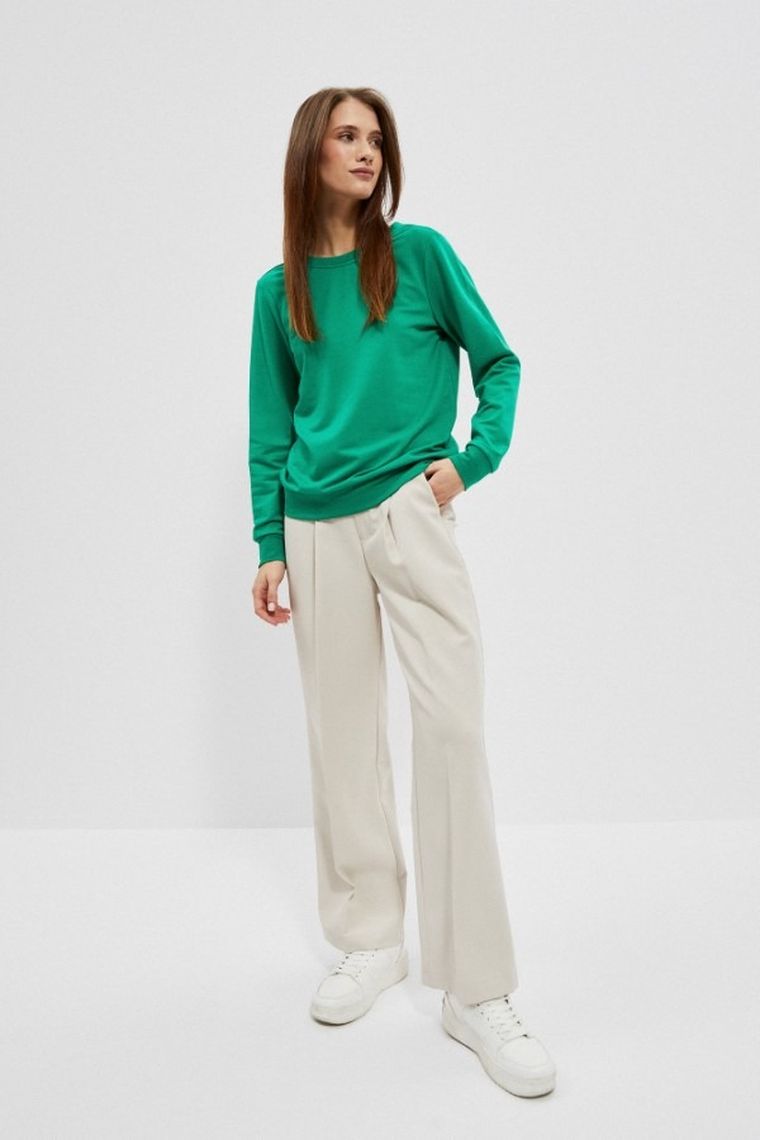 Bluza damska, zielona, Moodo