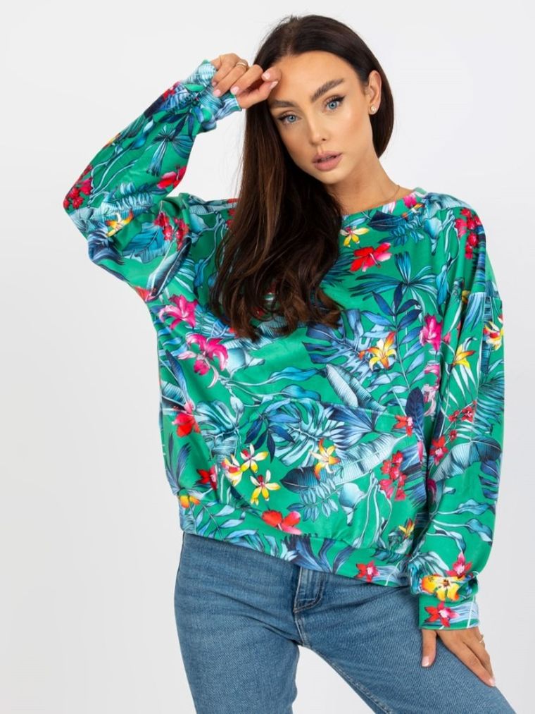 Bluza damska, zielona, Rue Paris