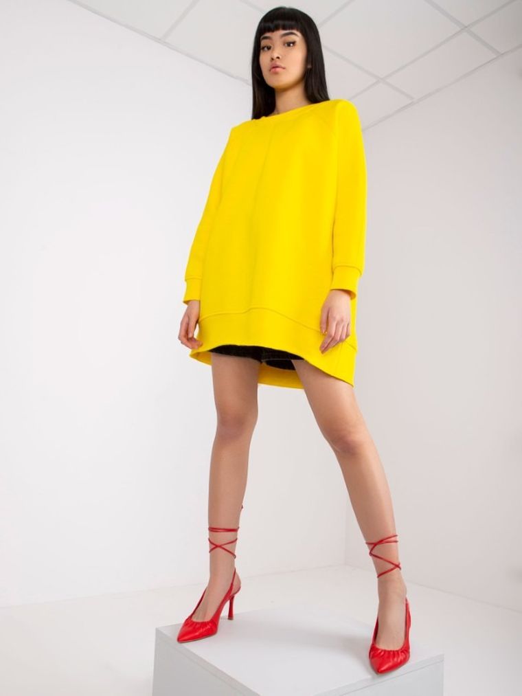 Bluza damska, żółta, Ex Moda