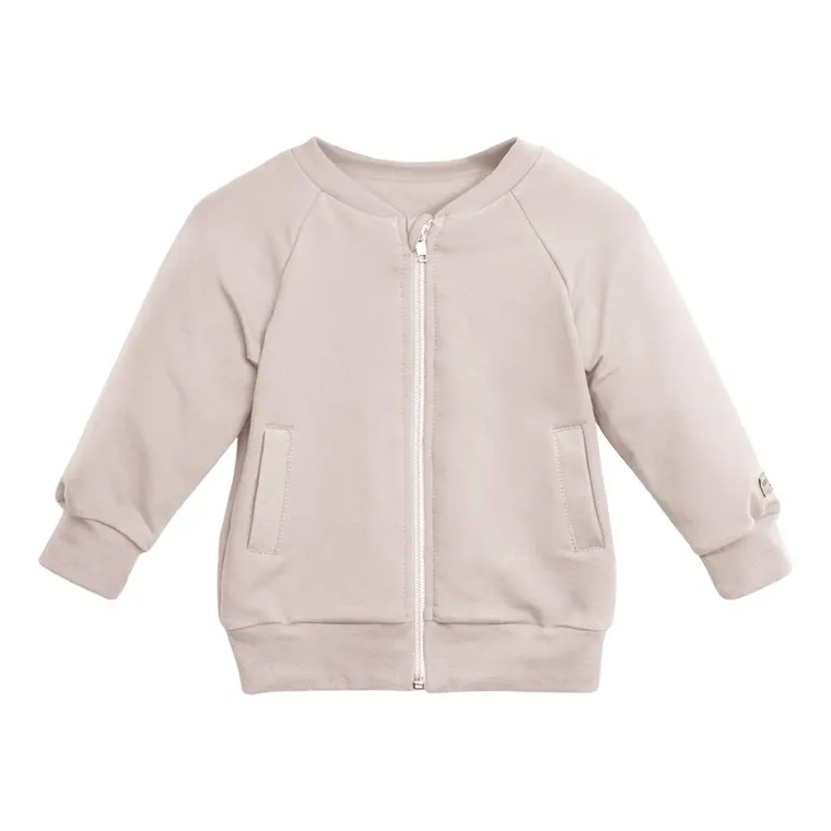 Bluza dziecięca, rozpinana, beżowa, Eevi