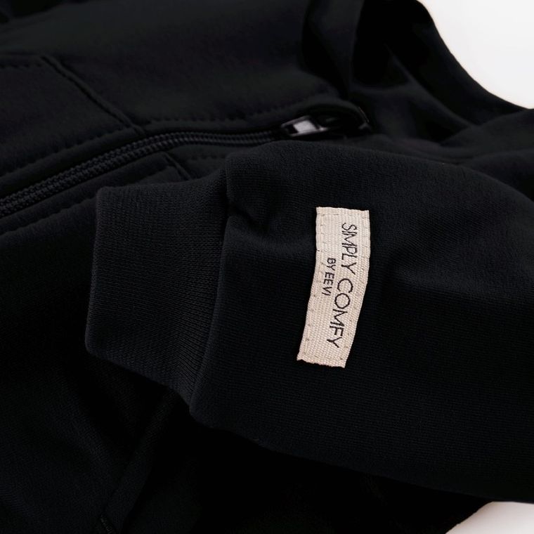 Bluza dziecięca, rozpinana, czarna, Eevi