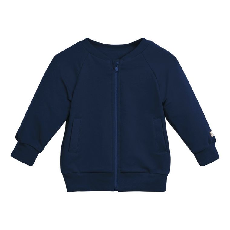 Bluza dziecięca, rozpinana, granatowa, Eevi