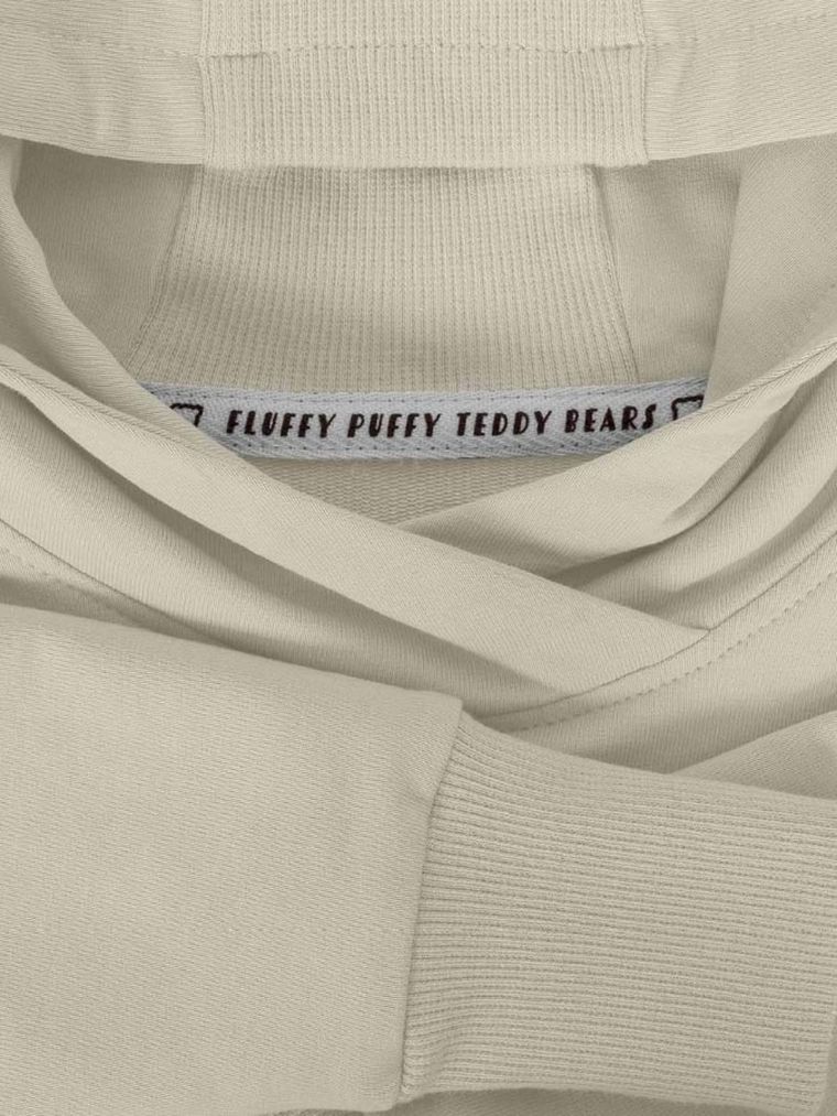 Bluza dziecięca z kapturem, beżowa, Ceba Baby
