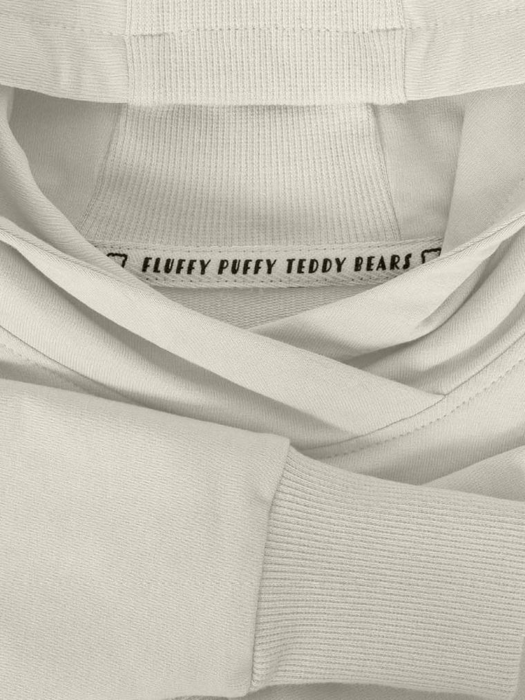 Bluza dziecięca z kapturem, biała, Ceba Baby