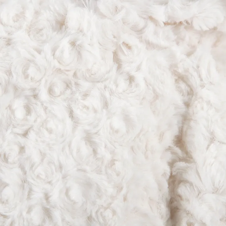 Bluza dziecięca z kapturem, rozpinana, ecru, Eevi