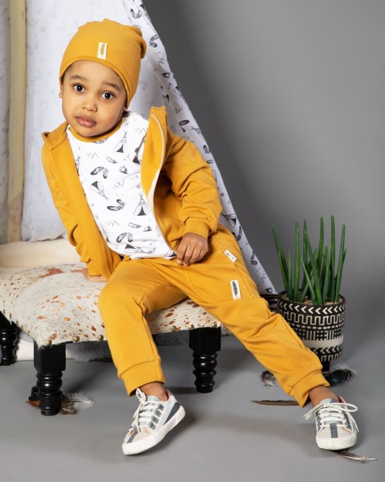 Bluza dziecięca z kapturem, rozpinana, żółta, Nicol