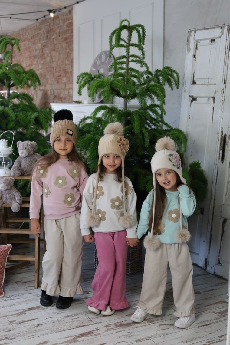 Bluza dziewczęca, beżowa, Marika