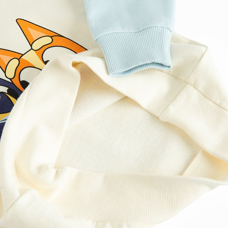 Bluza dziewczęca, biała, Bluey, Licence Brand