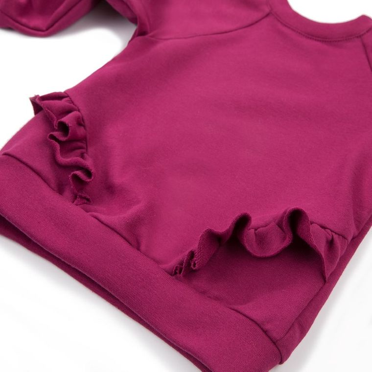 Bluza dziewczęca, bordowa, Eevi