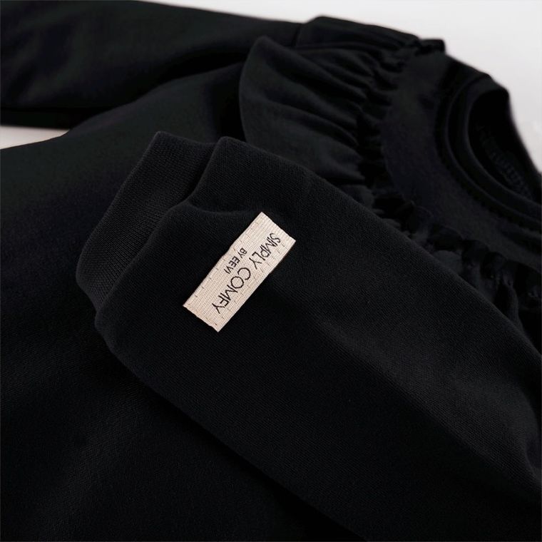 Bluza dziewczęca, czarna, Eevi