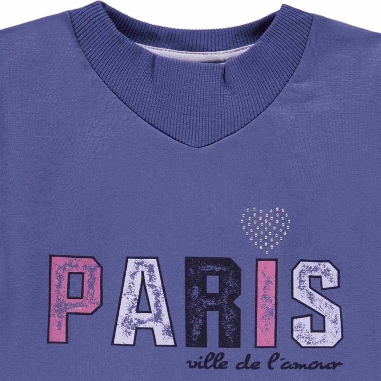 Bluza dziewczęca, fioletowa, Kanz