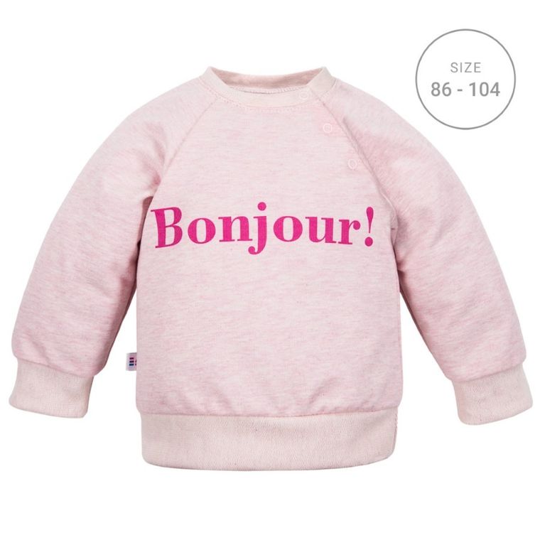 Bluza dziewczęca, różowa, Eevi