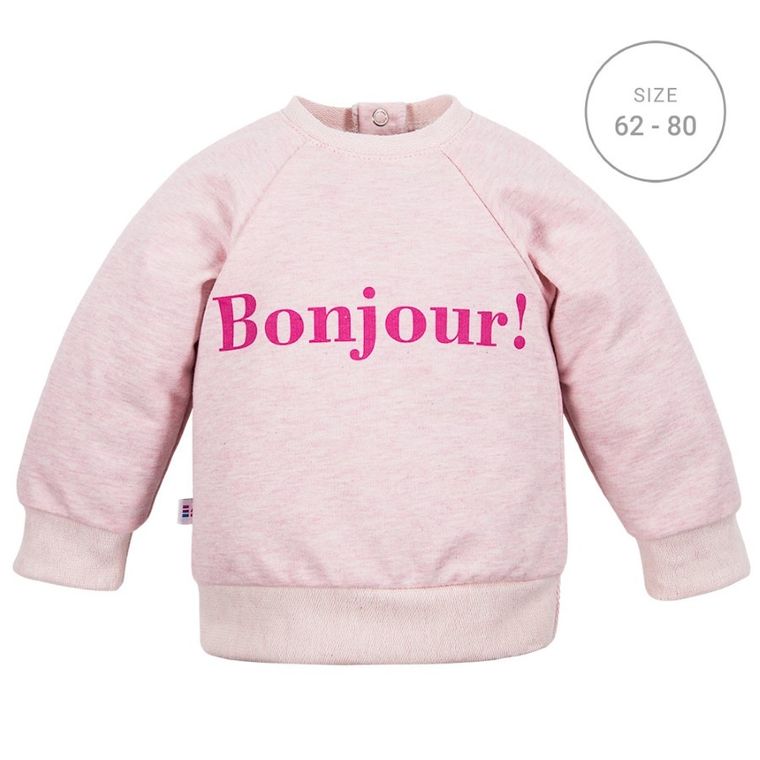 Bluza dziewczęca, różowa, Eevi