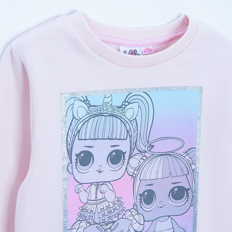 Bluza dziewczęca, różowa, L.O.L. Surprise