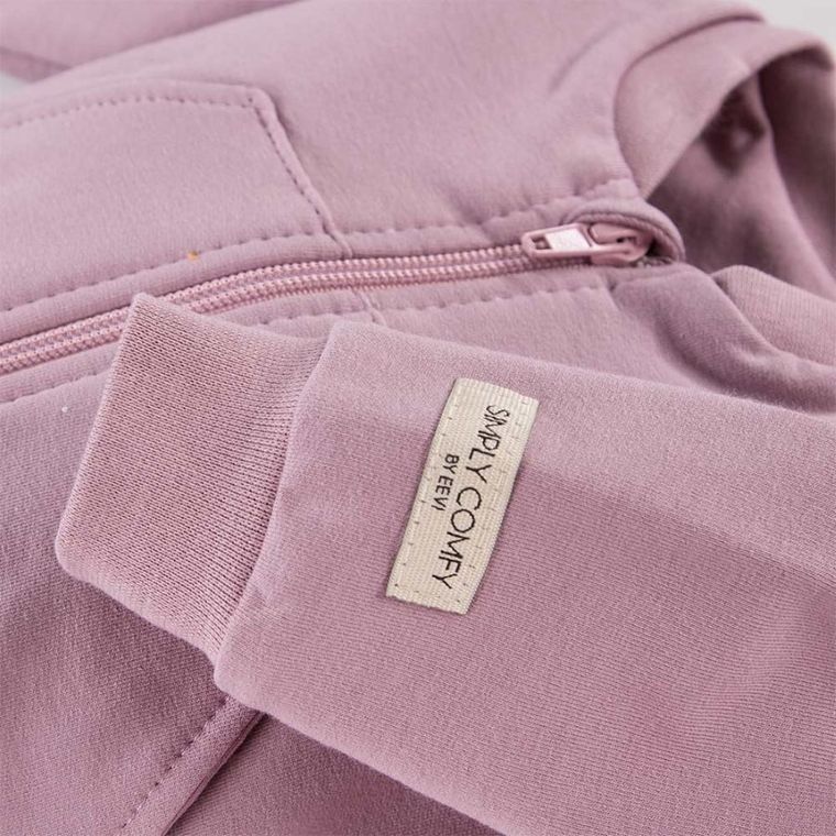 Bluza dziewczęca, rozpinana, fioletowa, Eevi