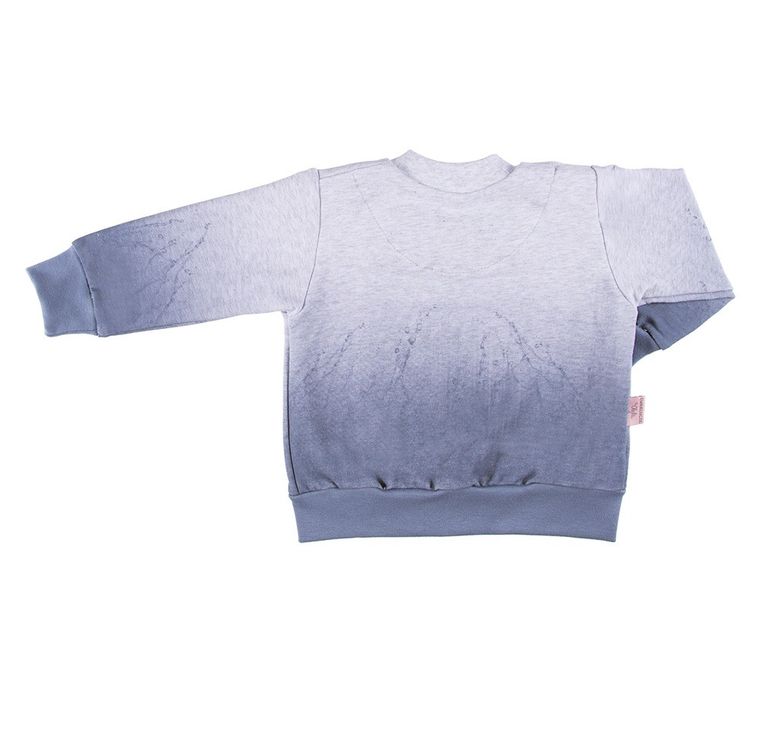 Bluza dziewczęca, rozpinana, szara, Eevi