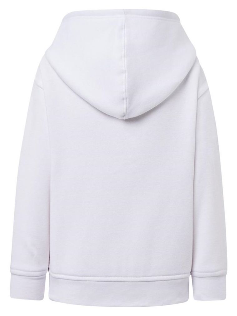 Bluza dziewczęca z kapturem, biała, Tup Tup