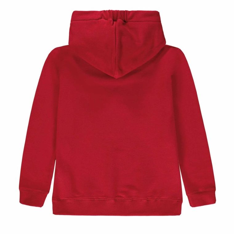 Bluza dziewczęca z kapturem, czerwona, Marc O'Polo