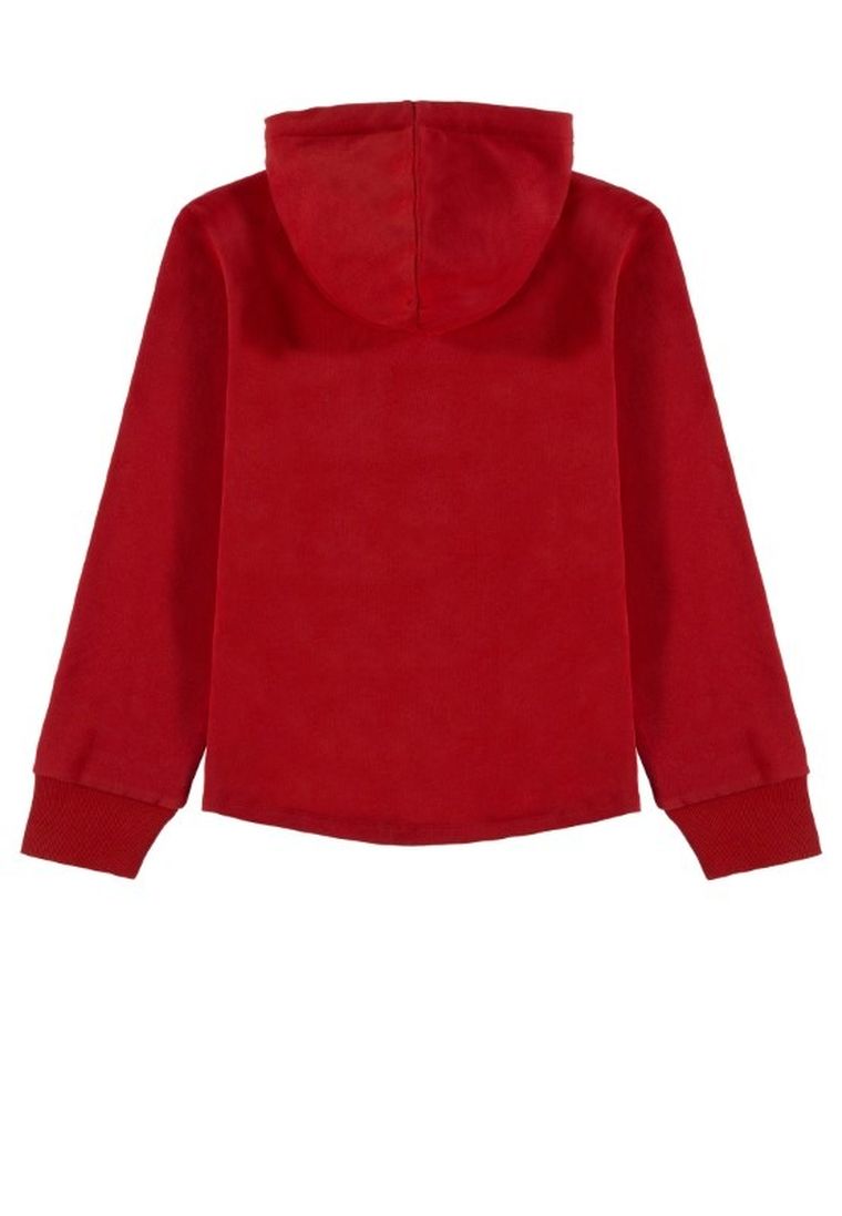 Bluza dziewczęca z kapturem, czerwona, Tom Tailor