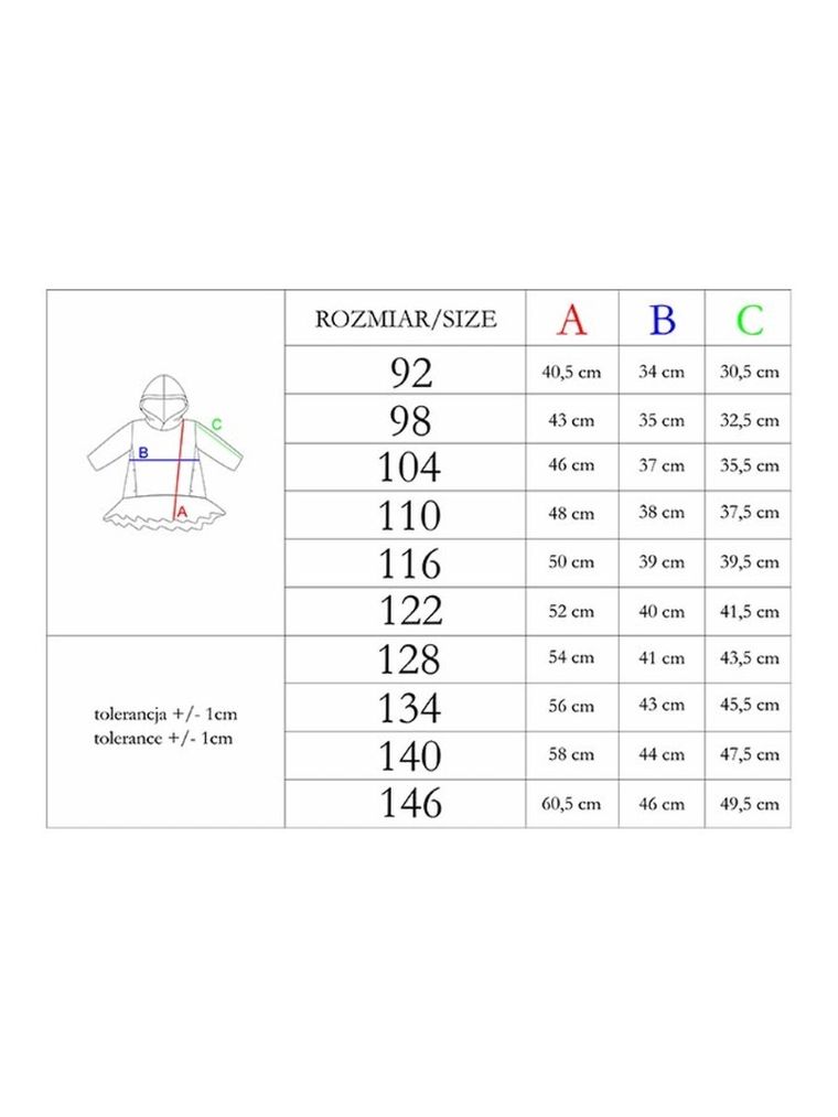 Bluza dziewczęca z kapturem, ecru, Nicol