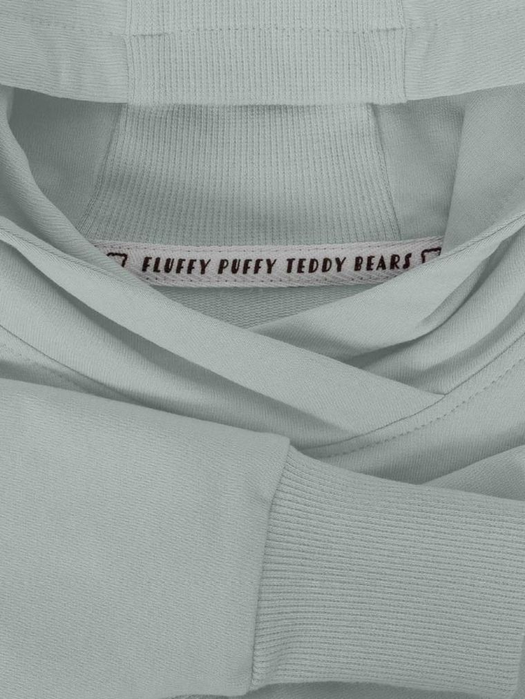 Bluza dziewczęca z kapturem, miętowa, Ceba Baby