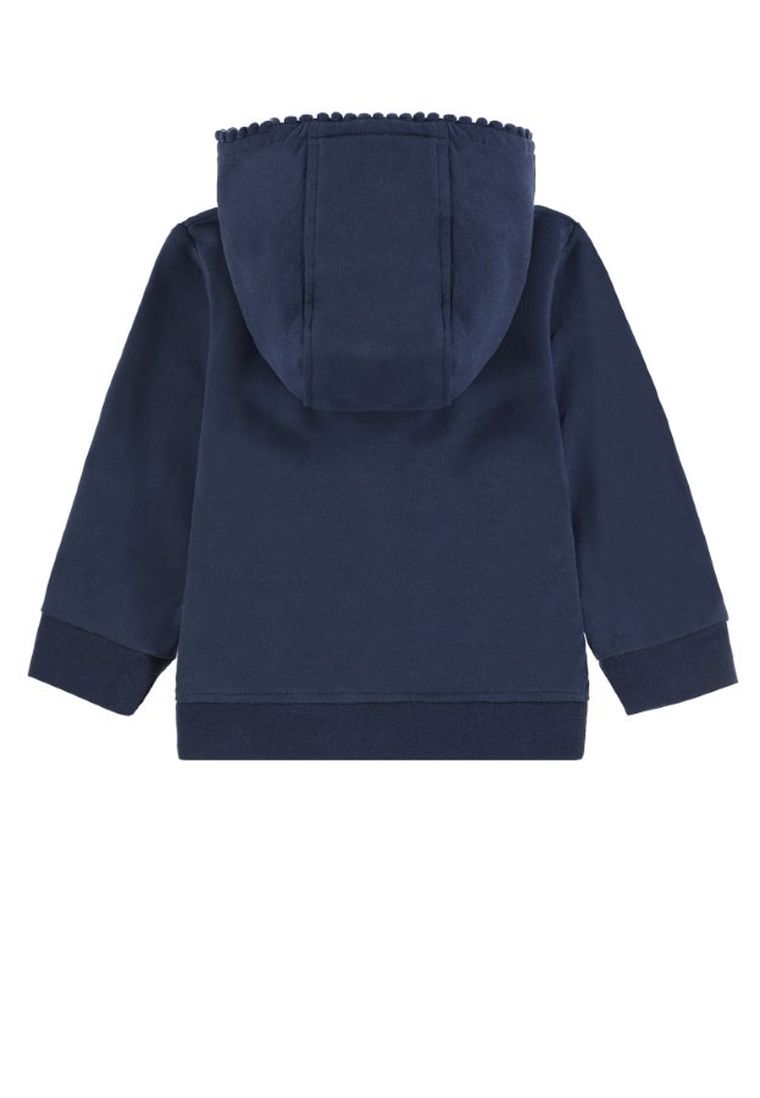 Bluza dziewczęca z kapturem, rozpinana, granatowa, Tom Tailor