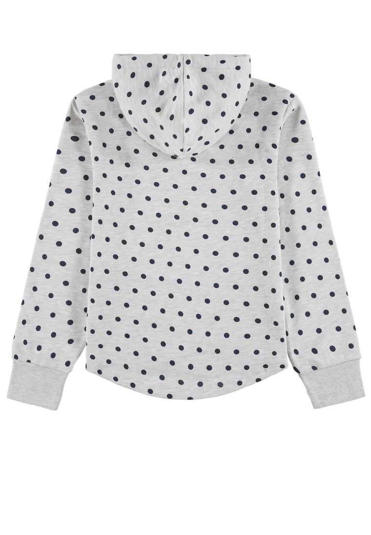 Bluza dziewczęca z kapturem, szara, Tom Tailor