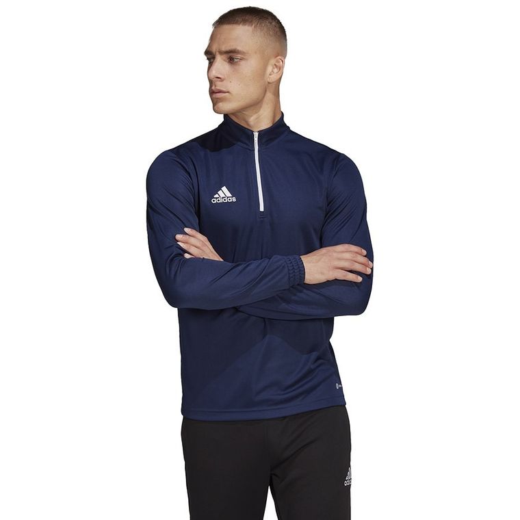 Bluza męska, granatowa, Adidas Entrada 22 Training Top