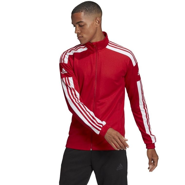 Bluza męska, rozpinana, czerwona, Adidas Squadra 21 Training Jacket
