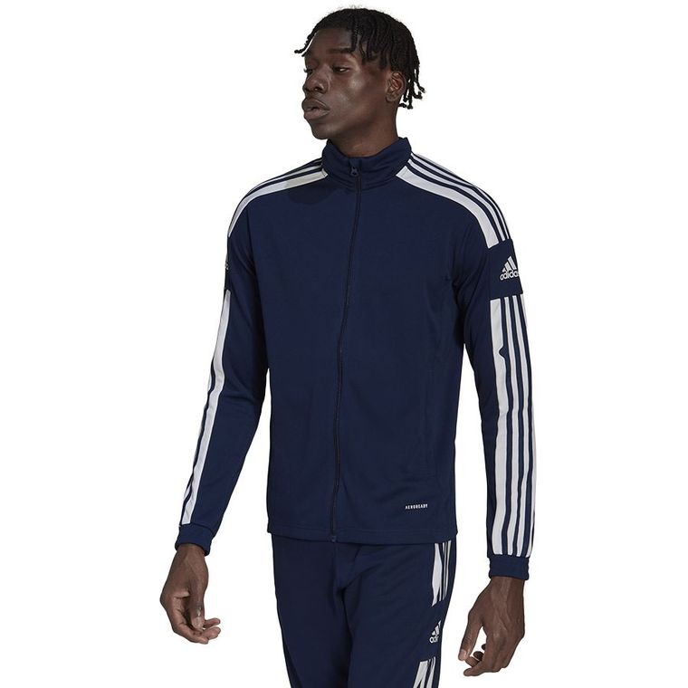 Bluza męska, rozpinana, granatowa, Adidas Squadra 21 Training Jacket