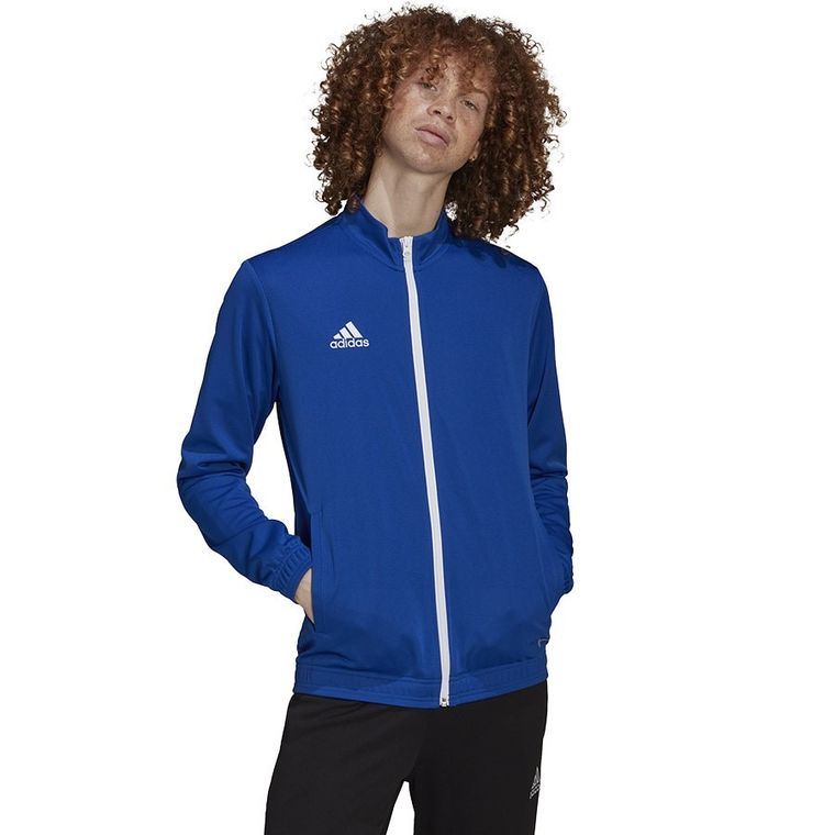 Bluza męska, rozpinana, niebieska, Adidas Entrada 22 Track Jacket