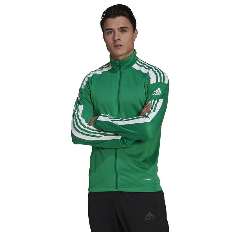 Bluza męska, rozpinana, zielona, Adidas Squadra 21 Training Jacket