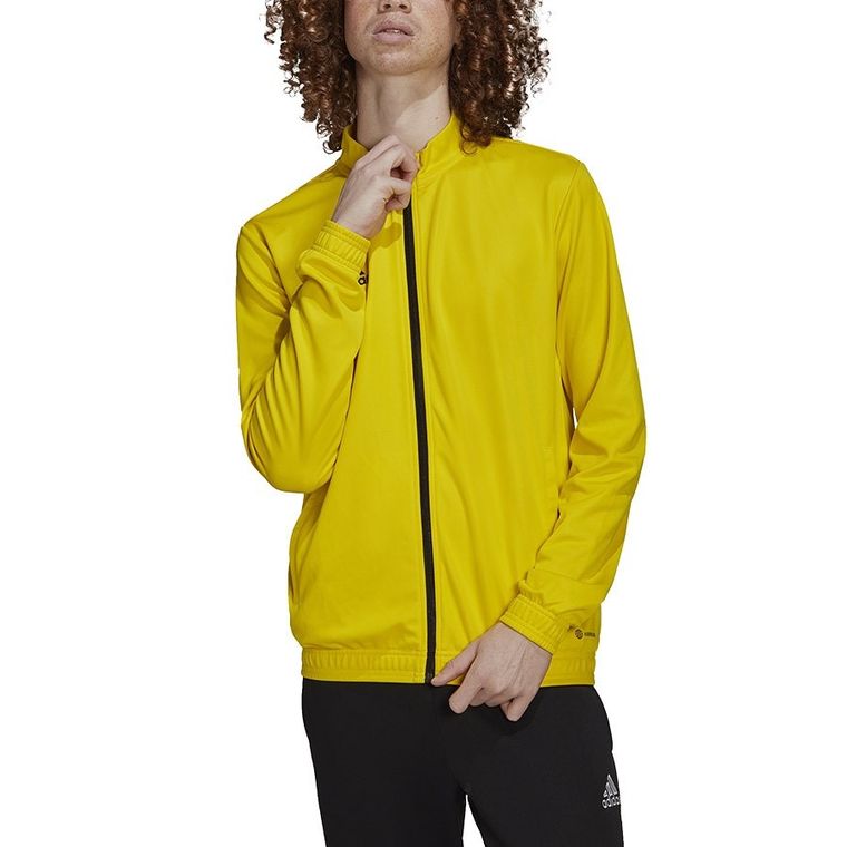 Bluza męska, rozpinana, żółta, Adidas Entrada 22 Track Jacket